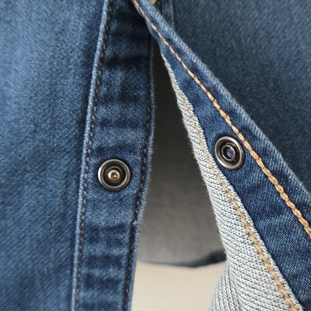 GAP Kids Denim Knit Shirt Dark Indigo 18-24 Months